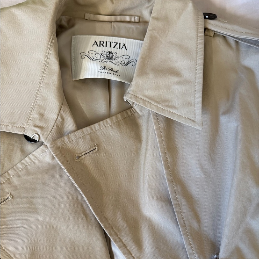 Aritzia Finch Beige Trench Coat - Picture 2 of 4